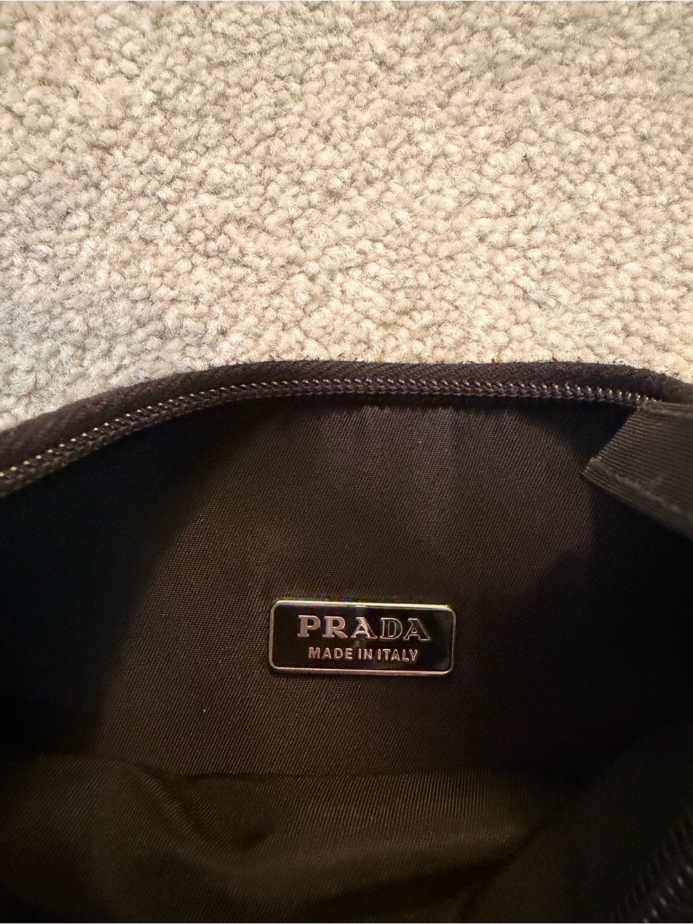 Prada Tessuto Black Nylon Shoulder Bag - Picture 3 of 6